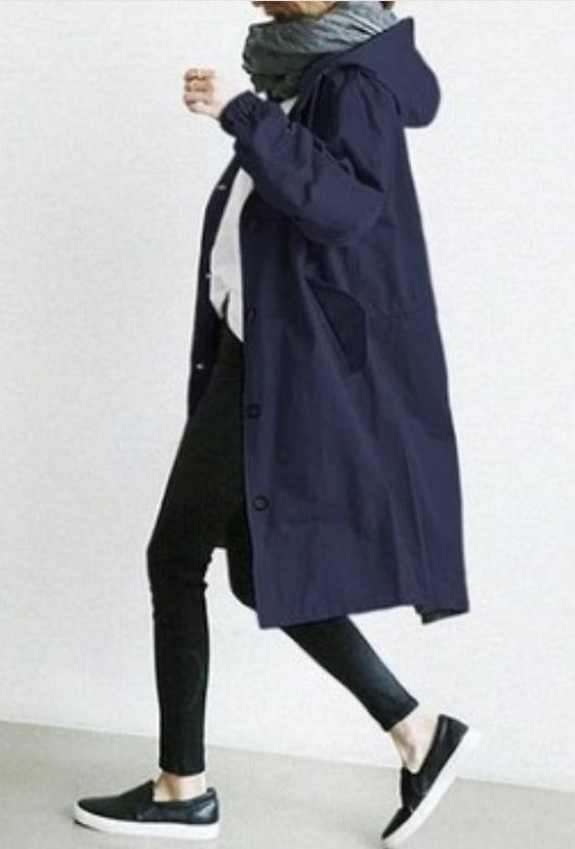 Cortavientos Oversized Estilo Coreano Slim para Mujer - Image 24