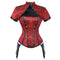 Corset Steampunk Sexy con Chal - Top Punk Gótico para Mujer