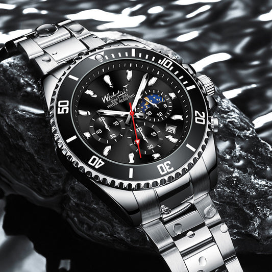 Reloj Inteligente Resistente al Agua con Luz Nocturna - Diseño Moderno para Hombre