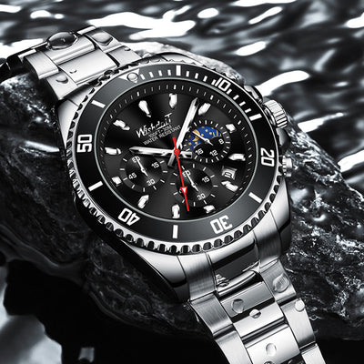 Reloj Inteligente Resistente al Agua con Luz Nocturna - Diseño Moderno para Hombre