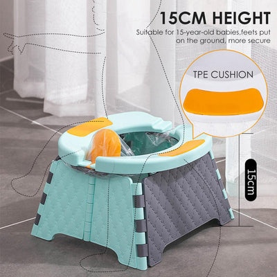 Asiento Reductor Portátil para Entrenamiento de Baño Infantil - Image 7
