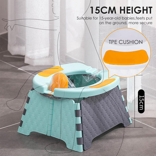 Asiento Reductor Portátil para Entrenamiento de Baño Infantil - Image 7