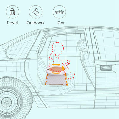 Asiento Reductor Portátil para Entrenamiento de Baño Infantil - Image 9