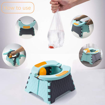 Asiento Reductor Portátil para Entrenamiento de Baño Infantil - Image 10