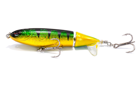 Señuelo de Pesca Artificial con Hélice - Atractor Realista Negro - Image 11