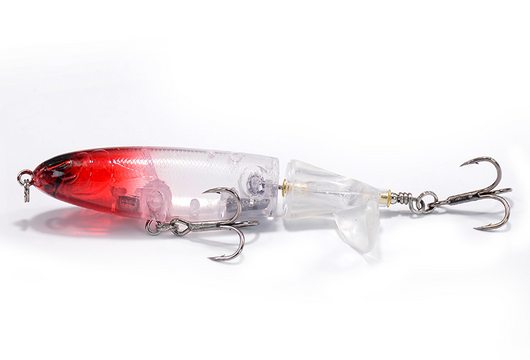 Señuelo de Pesca Artificial con Hélice - Atractor Realista Negro - Image 10