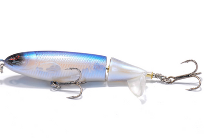 Señuelo de Pesca Artificial con Hélice - Atractor Realista Negro