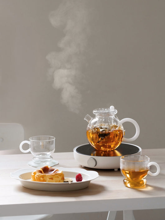 Juego de Té Kung Fu con Tetera y Tazas de Vidrio Templado Calentable - Image 17