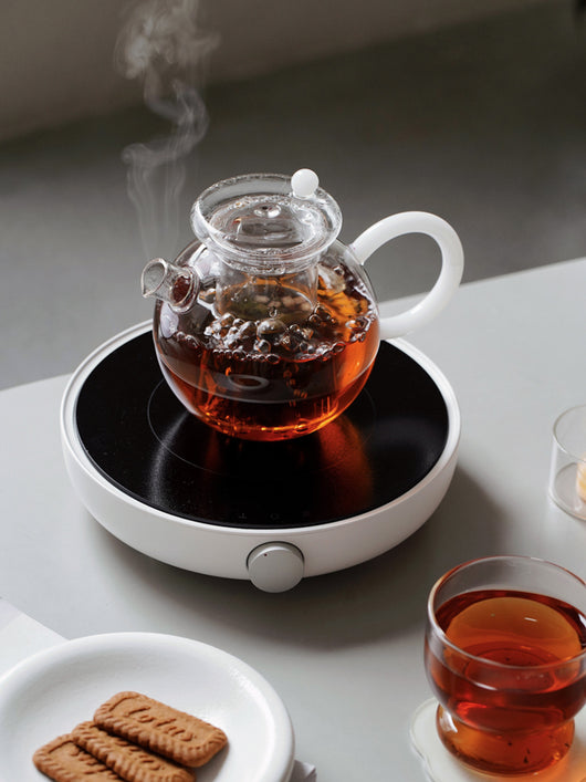 Juego de Té Kung Fu con Tetera y Tazas de Vidrio Templado Calentable - Image 19