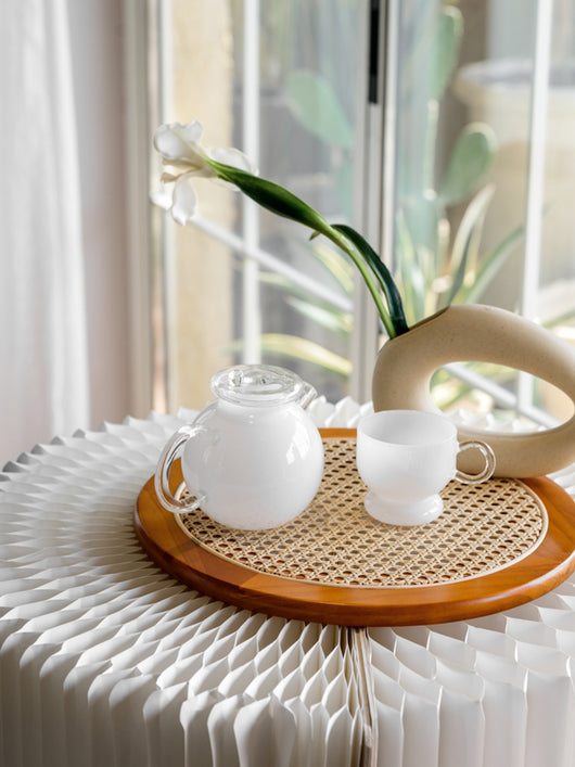 Juego de Té Kung Fu con Tetera y Tazas de Vidrio Templado Calentable - Image 16