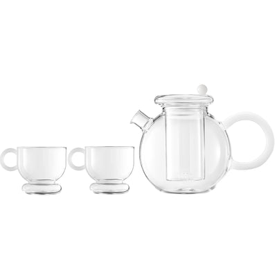 Juego de Té Kung Fu con Tetera y Tazas de Vidrio Templado Calentable - Image 6