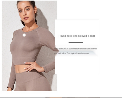 Leggings Deportivos Cintura Alta con Soporte - Conjunto Completo para Correr - Image 8