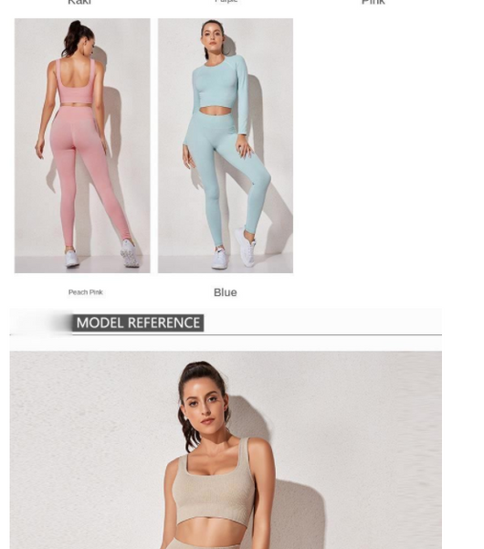 Leggings Deportivos Cintura Alta con Soporte - Conjunto Completo para Correr - Image 13