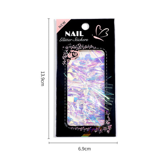 Pegatinas de Uñas Aurora con Efecto Espejo de Alto Brillo - Accesorios de Arte Nail Art - Image 9