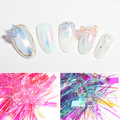 Pegatinas de Uñas Aurora con Efecto Espejo de Alto Brillo - Accesorios de Arte Nail Art - Image 15
