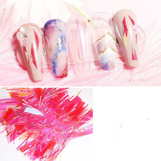 Pegatinas de Uñas Aurora con Efecto Espejo de Alto Brillo - Accesorios de Arte Nail Art - Image 13