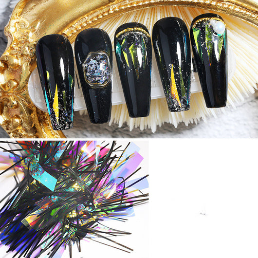 Pegatinas de Uñas Aurora con Efecto Espejo de Alto Brillo - Accesorios de Arte Nail Art - Image 16