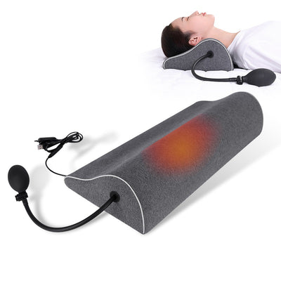 Almohada Cervical de Espuma Viscoelástica con Tracción y Compresa Térmica USB