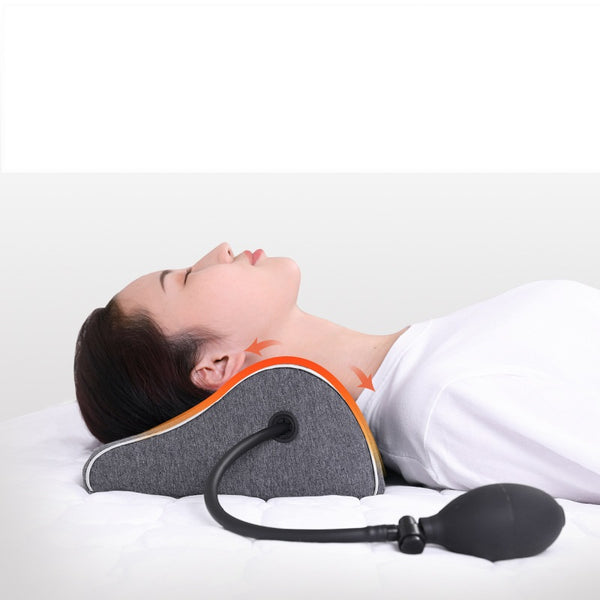 Almohada Cervical de Espuma Viscoelástica con Tracción y Compresa Térmica USB