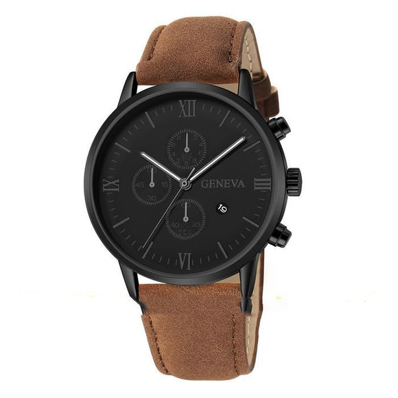 Reloj de Pulsera Ejecutivo para Hombre - Cuarzo con Escala Minimalista