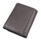 Billetera de Cuero Genuino Texturizado 2 Pliegues Unisex