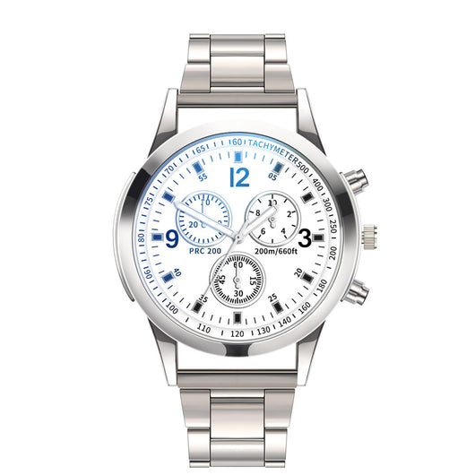 Reloj de Acero Inoxidable con Filtro de Luz Azul para Hombre - Image 11