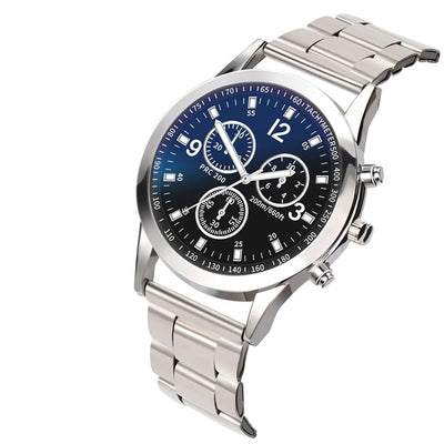 Reloj de Acero Inoxidable con Filtro de Luz Azul para Hombre - Image 6
