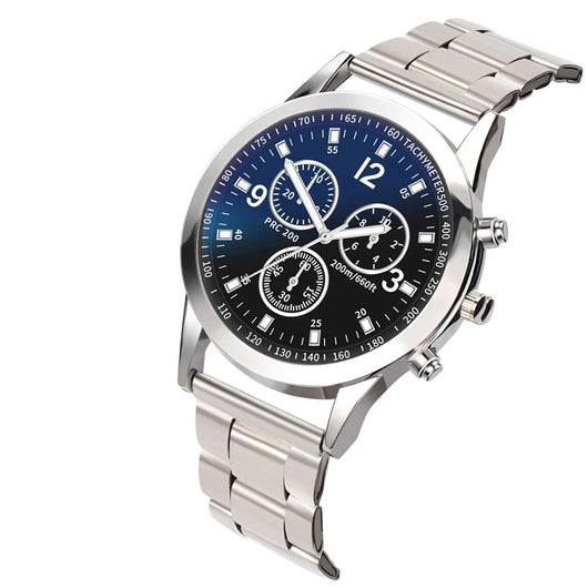 Reloj de Acero Inoxidable con Filtro de Luz Azul para Hombre - Image 6