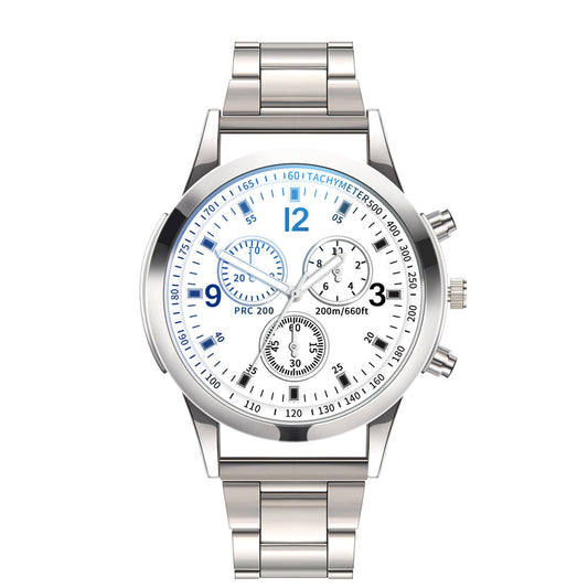 Reloj de Acero Inoxidable con Filtro de Luz Azul para Hombre - Image 2