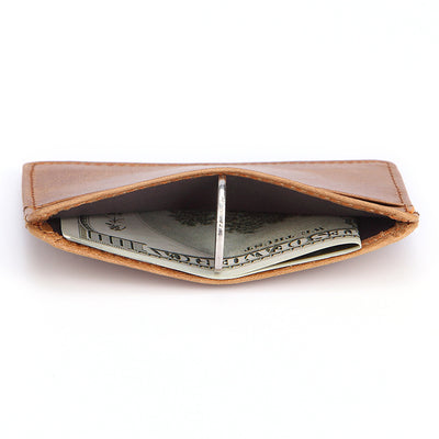 Billetera de Cuero Engrasado Vintage - Monedero Multitarjeta en Piel de Res - Image 3
