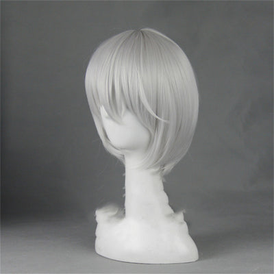 Peluca Cosplay Blanca Cabello Corto Estilo Vitality Girl - Image 6