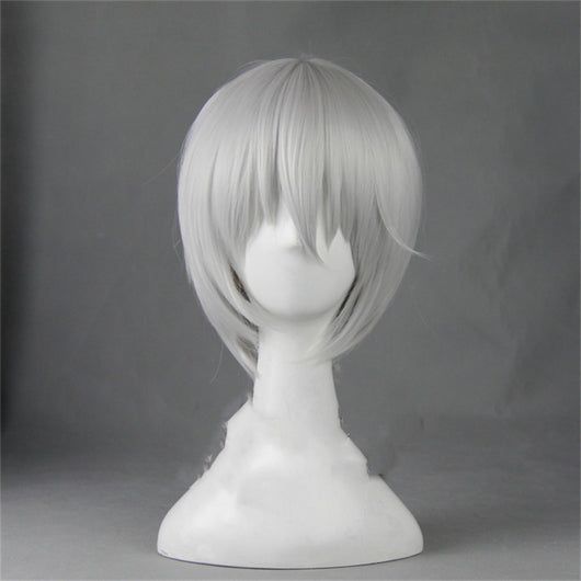Peluca Cosplay Blanca Cabello Corto Estilo Vitality Girl - Image 9