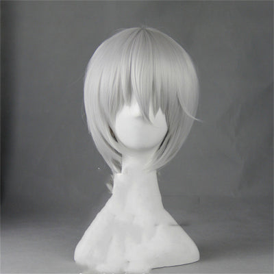 Peluca Cosplay Blanca Cabello Corto Estilo Vitality Girl - Image 4