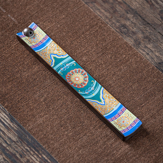 Quemador de Incienso Cloisonné Artesanal con Inserto de Cerámica - Image 3