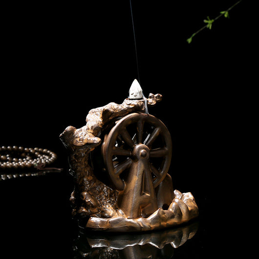Quemador de Incienso Flujo Cerámico con Efecto Cascada - Difusor Aromático Decorativo - Image 3