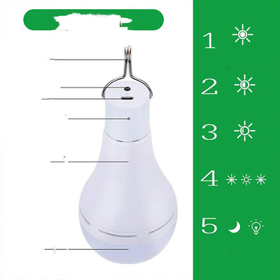 Luces LED Solares Recargables para Emergencias y Campamento - Image 8