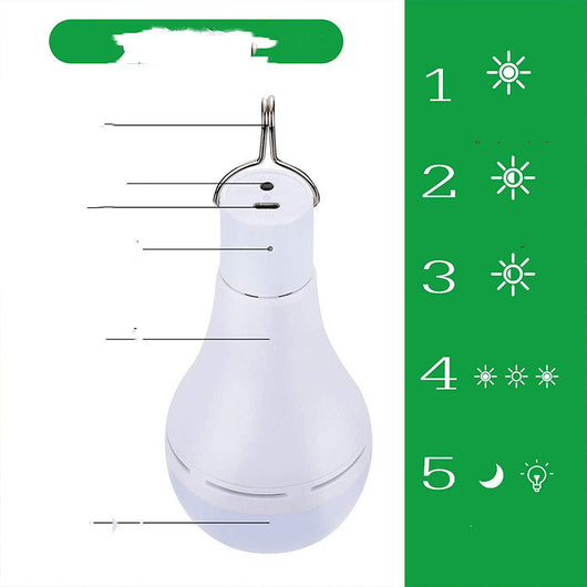 Luces LED Solares Recargables para Emergencias y Campamento - Image 8