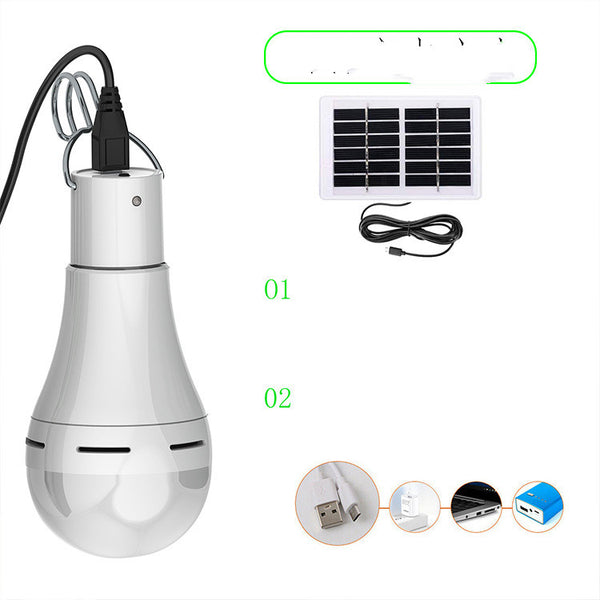 Luces LED Solares Recargables para Emergencias y Campamento
