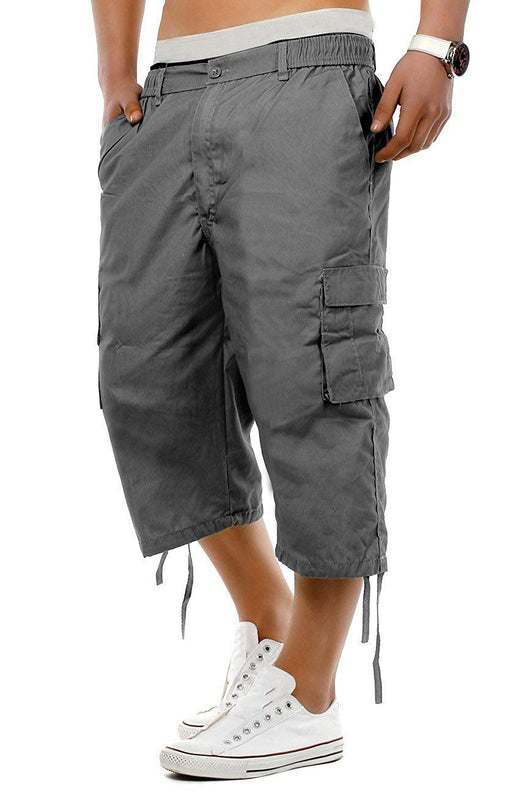 Shorts Cargo Vintage para Hombre - Estilo Militar Cómodo para Verano - Image 10