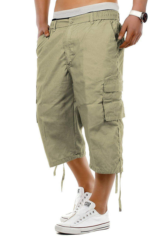 Shorts Cargo Vintage para Hombre - Estilo Militar Cómodo para Verano - Image 6