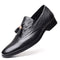 Zapatos de Cuero Negro Capitán Jack con Cordones y Costura Reforzada para Hombre