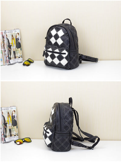 Mochila de Cuero Genuino Hecha a Mano con Contraste de Colores - Diseño Artesanal Premium - Image 5