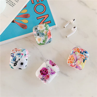 Funda Protectora Antigolpes para Audífonos Flor Pequeña
