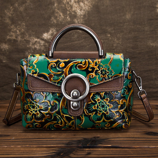 Bolso Retro Clan en Cuero Genuino para Mujer - Image 6