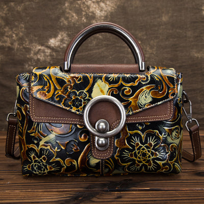 Bolso Retro Clan en Cuero Genuino para Mujer - Image 9
