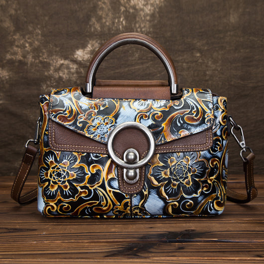 Bolso Retro Clan en Cuero Genuino para Mujer - Image 10