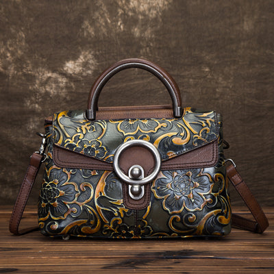 Bolso Retro Clan en Cuero Genuino para Mujer - Image 5