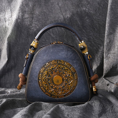 Bolso de Cuero Retro para Mujer - Estilo Vintage Clásico - Image 4
