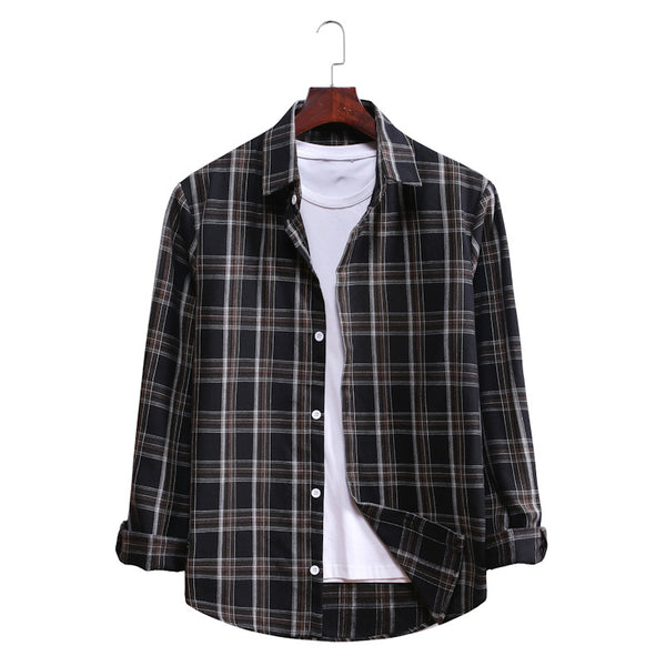 Camisa Cuadros Ouma Fashion Manga Larga