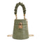Bolso Bucket Plegable con Cadena - Bolsa Mensajero Elegante para Mujer